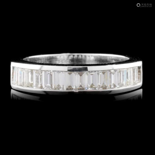 14K White Gold 1.00ctw Diamond Ring