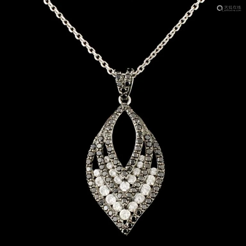 14 Gold 1.22ctw Diamond Pendant