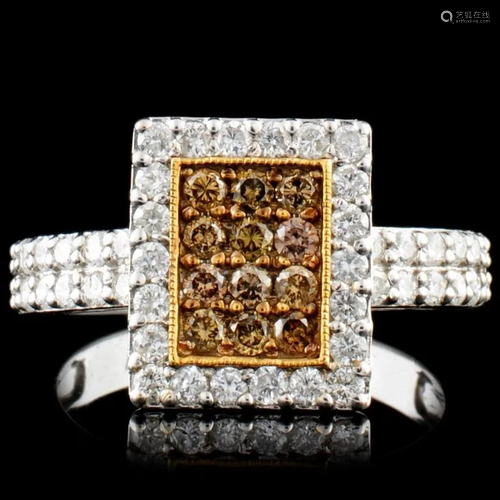 14K Gold 0.95ctw Diamond Ring