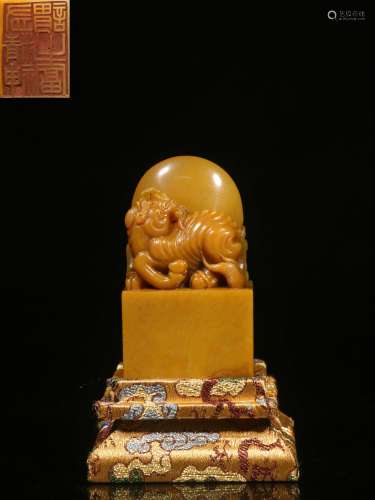 Old Collection.Shoushan Tianhuang Stone Seal