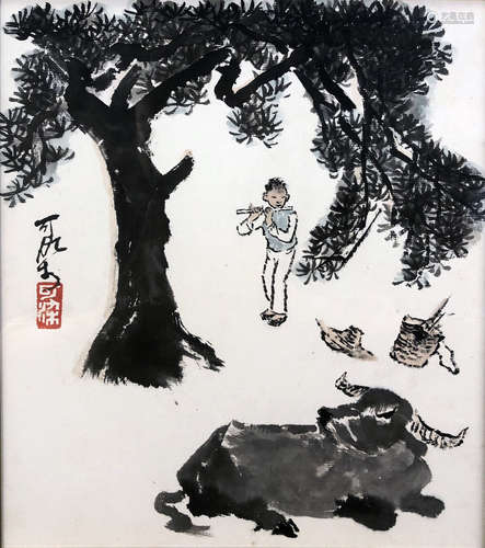 李可染 牧牛