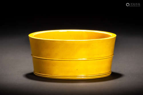 黄釉香炉 水盤