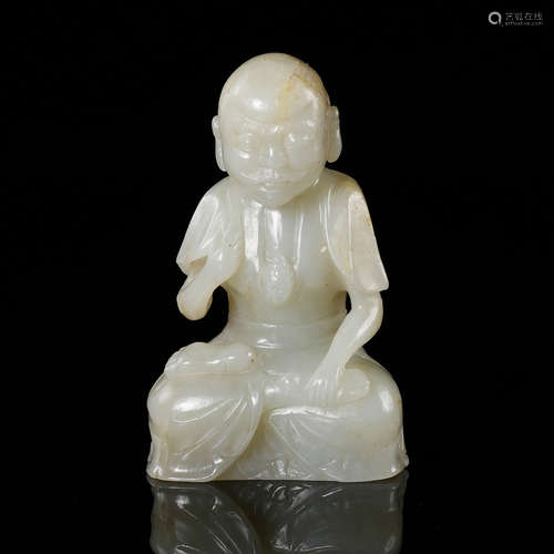 Chinese White Jade Figurine