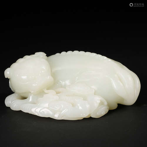 Chinese White Jade Beast