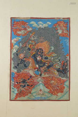 Chinese Tibetan Thangka