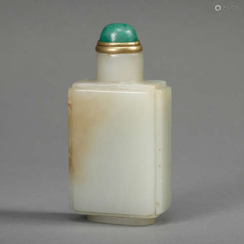 Chinese White Jade Snuff Bottle