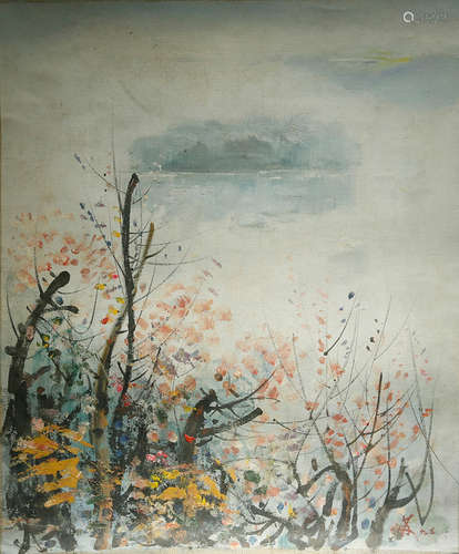 Chinese Oil On Canvas, Landscape