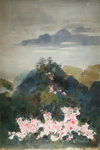 Chinese Oil On Canvas, Landscape