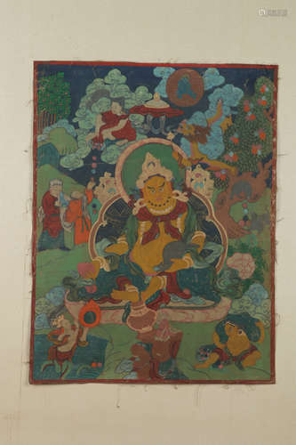 Chinese Tibetan Thangka