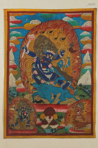 Chinese Tibetan Thangka