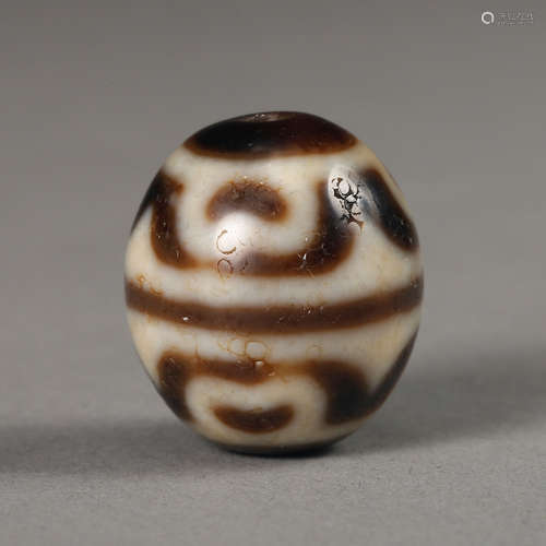 Chinese Agate Dzi Bead