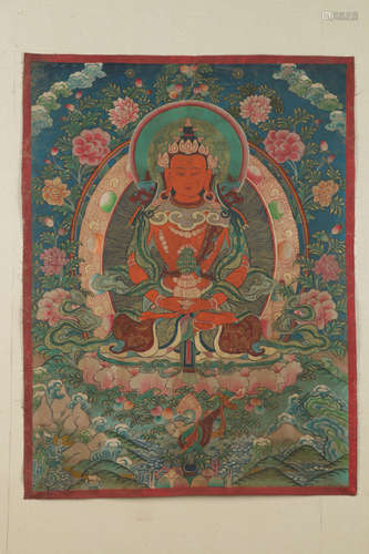 Chinese Tibetan Thangka