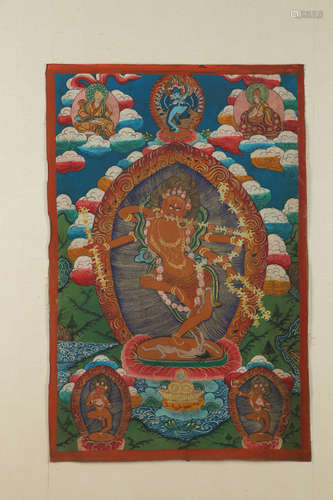 Chinese Tibetan Thangka