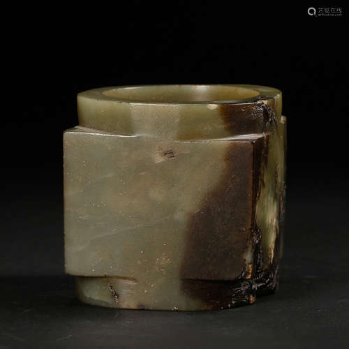 Chinese Archaistic Jade Cong