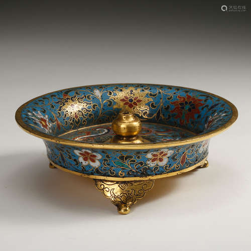 Chinese Cloisonne Censer