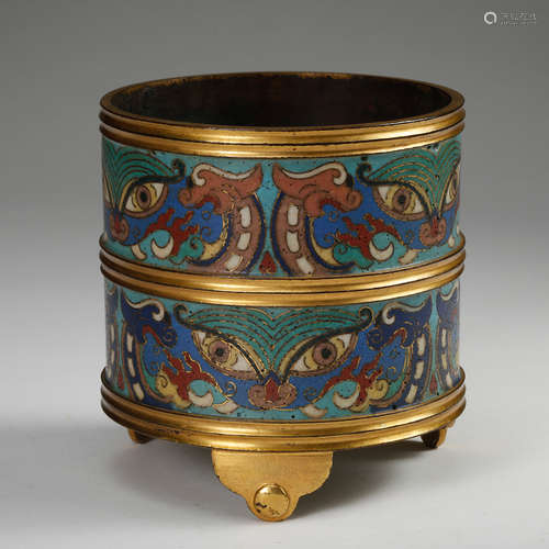 Chinese Cloisonne Censer