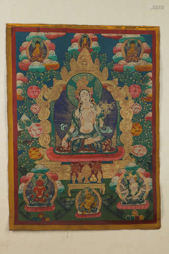 Chinese Tibetan Thangka