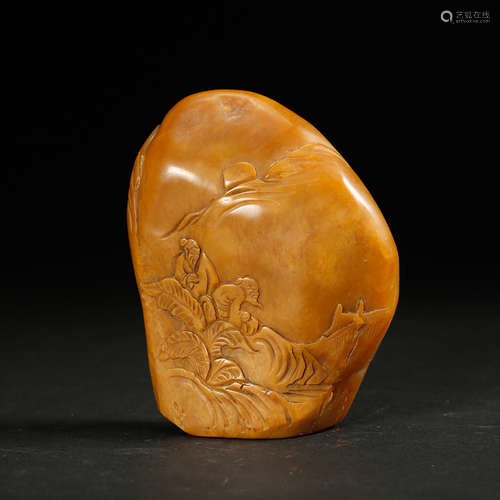 Chinese Yellow Soapstone Seal