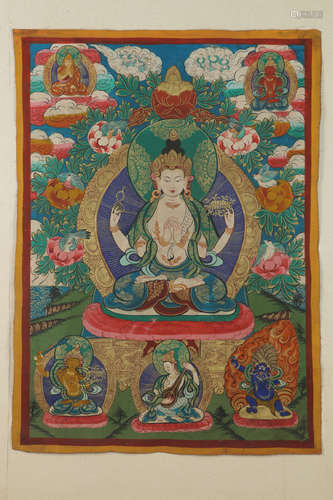 Chinese Tibetan Thangka