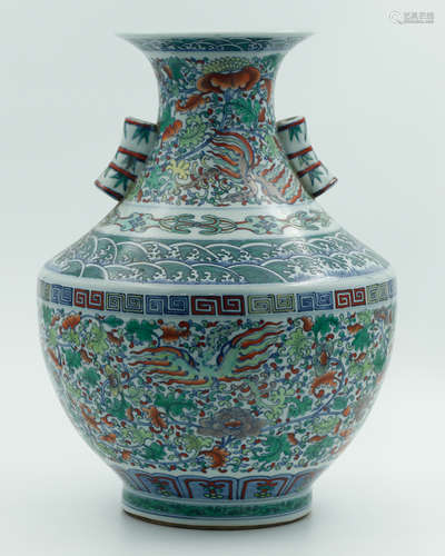 Chinese Famille Rose Porcelain Vase