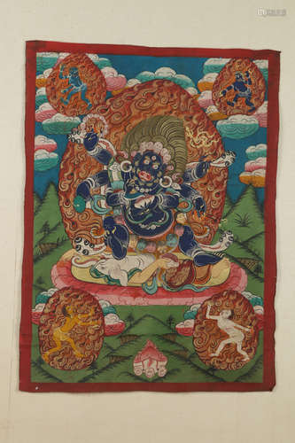 Chinese Tibetan Thangka