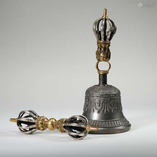 Chinese Tibetan Vajra And Bell