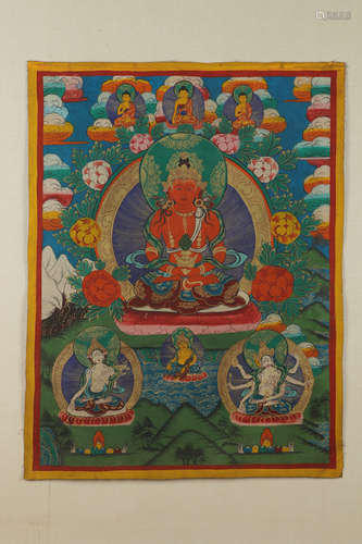 Chinese Tibetan Thangka