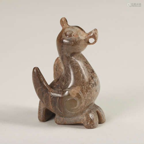 Chinese Archaistic Jade Beast