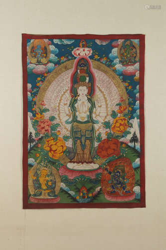 Chinese Tibetan Thangka