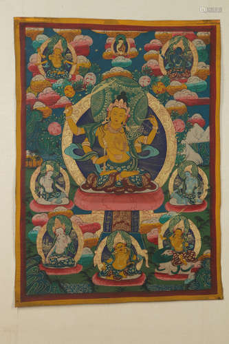 Chinese Tibetan Thangka