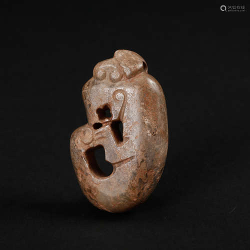 Chinese Archaistic Jade Pendant