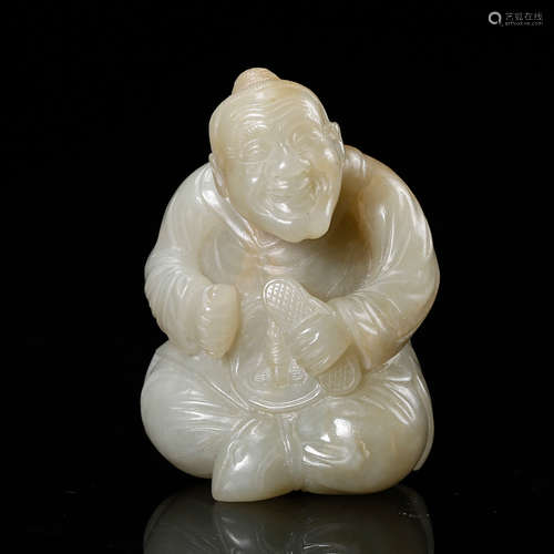 Chinese White Jade Figurine