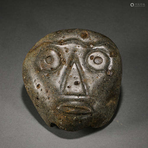 FACE STONE, EARLY CHINESE CULTURE