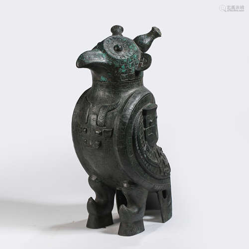 CHINESE BRONZE, WESTERN ZHOU DYNASTY