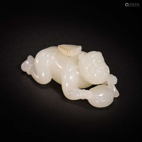 HETIAN JADE FIGURE, QING DYNASTY