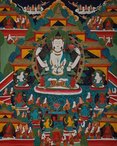 CHINESE THANGKA, QING DYNASTY