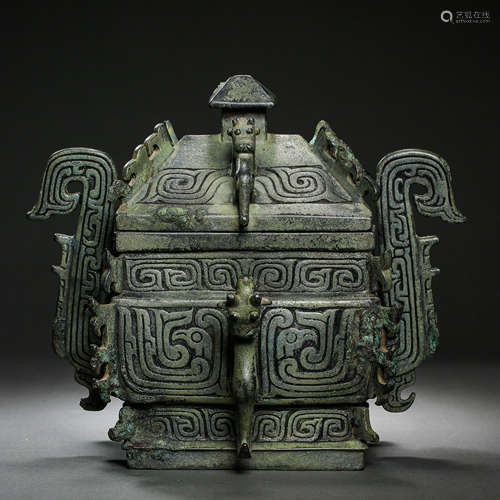 CHINESE BRONZE, WESTERN ZHOU DYNASTY