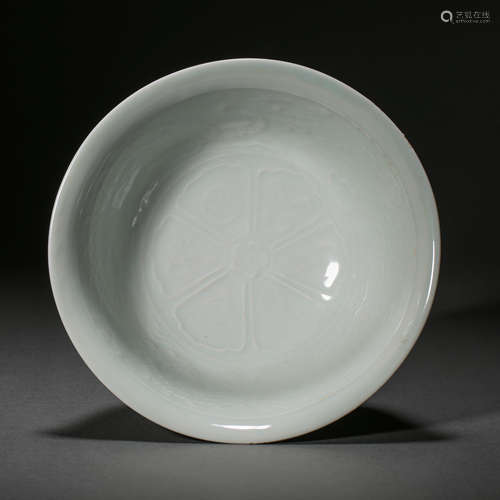 SHUFU WARE GREEN GLAZED BOWL, YUAN DYNASTY, CHINA