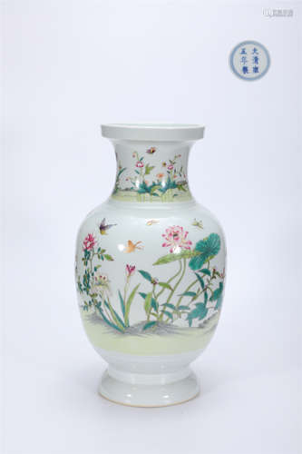 Pastel Twelve Flower God Bowl Bottle