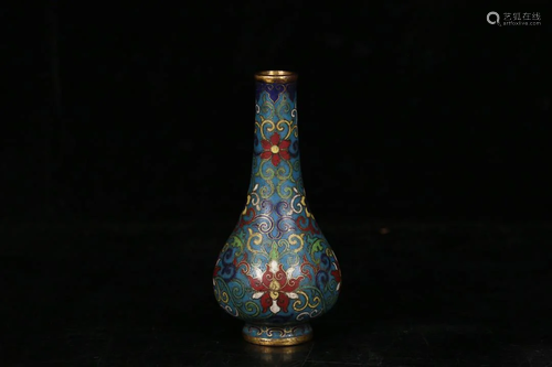 CHINESE CLOISONNE VASE