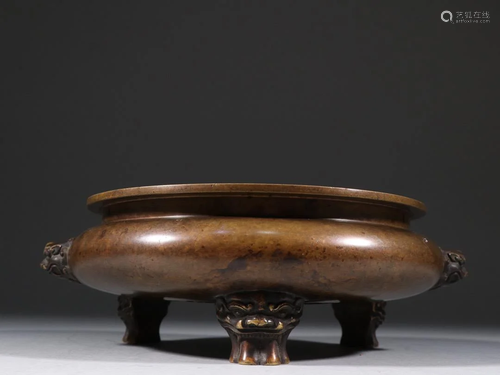 CHINESE BRONZE CENSER