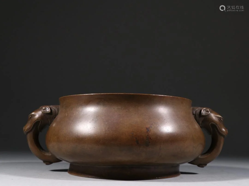 CHINESE BRONZE CENSER