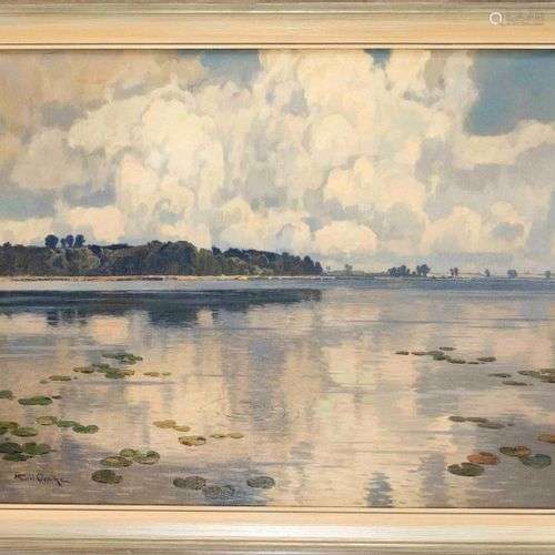 Karl Oenike (1862-1924), Berlin landscape painter who partic...