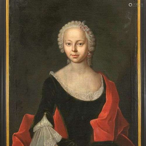 Portrait painter of the 18th century, portrait of Sidonie La...