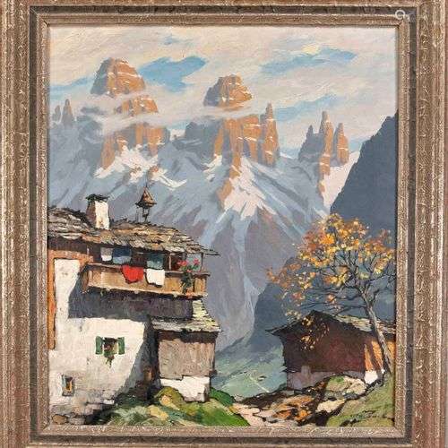 Fritz Blädel (1903-1950), Munich landscape painter. Large al...
