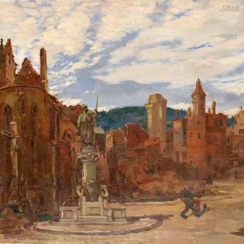 Josef Kubass (1884-1965), German-Hungarian painter, master s...