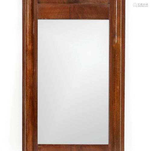 Biedermeier dressing mirror around 1830, mahogany veneered, ...
