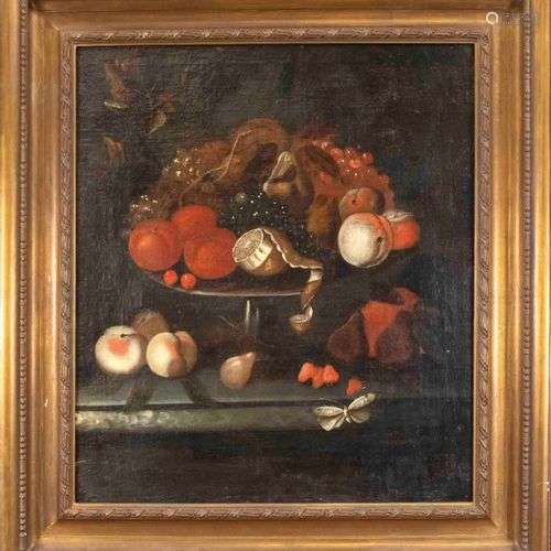 Flemish painter of the 18th century, still life of fruit wit...