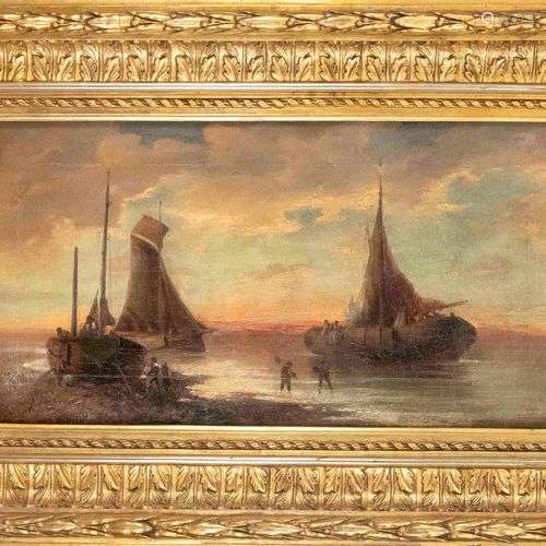 signed Hohenstädt, marine painter end of 19th century, fishi...