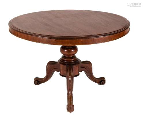 Side table, England around 1860, solid mahogany, 67 x 109 x ...